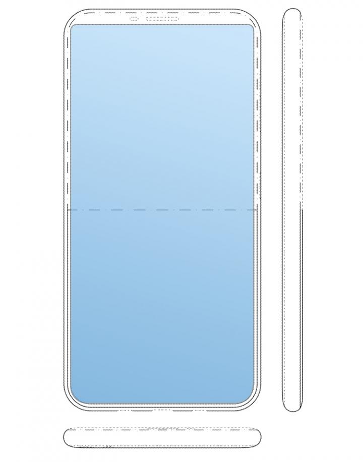 Samsung проектирует смартфон с дисплеем на тыльной панели (фото)