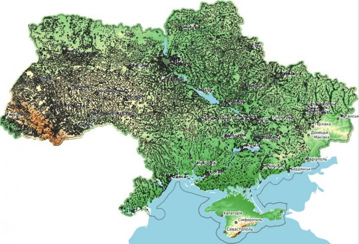 В Украине создана карта покрытия фиксированного широкополосного доступа в интернет