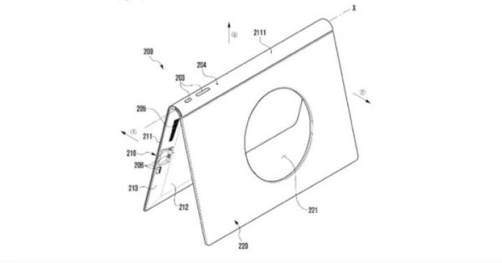 Samsung купил патент на планшет со встроенной подставкой
