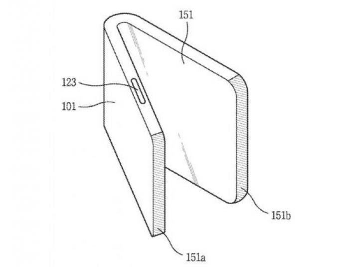 LG запатентовала складной смартфон с экранами по бокам (схема)