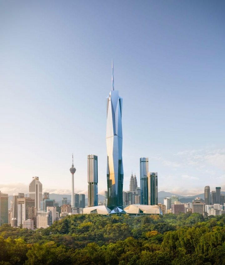 В Малайзии достраивают второй по высоте небоскреб в мире